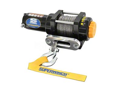 Superwinch 4000 LBS 12V DC 3/16in x 50ft Synthetic Rope - 1140230