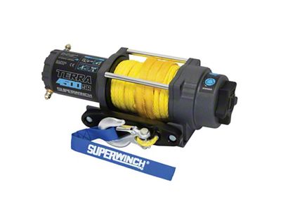 Superwinch 4500 LBS 12V DC 1/4in x 50ft Synthetic Rope - 1145270