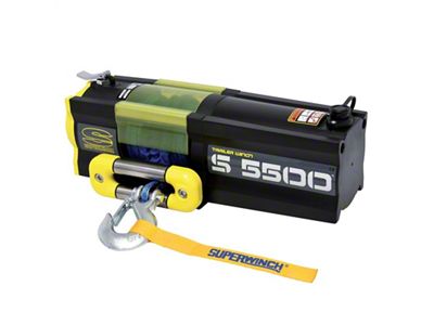 Superwinch 5500 LBS 12V DC 1/4in x 60ft Synthetic Rope - 1455201