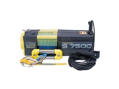 Superwinch 7500 LBS 12V DC 5/16in x 54ft Synthetic Rope - 1475201