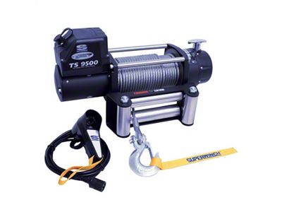 Superwinch 9500 LBS 12V DC 11/32in x 95ft Steel Rope - 1595200
