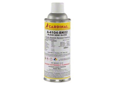 Synergy Manufacturing Black Semi-Gloss Steel Metallic Touch-Up Paint - 4017
