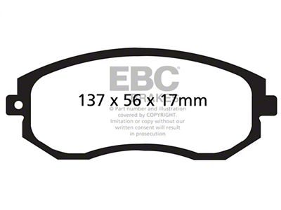 EBC Brakes Bluestuff Brake Pad Sets Fronts Only - DP51884NDX