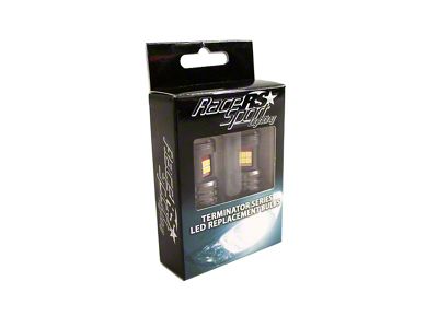 Race Sport Lighting Terminator Series WHITE T15 Base LED High Power CANBUS Replacement Bulbs - RSTBT15W
