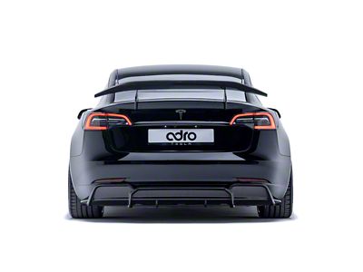Adro Model 3 Carbon Fiber Rear Diffuser V2 - A15A10-1302