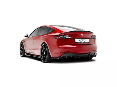 Adro Model 3 Premium Prepreg Carbon Fiber Rear Diffuser - A15A10-1301