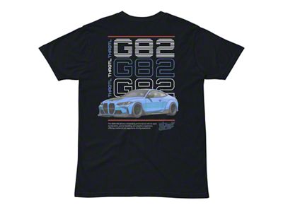 Throtl BMW G82 Short Sleeve T-Shirt; Navy