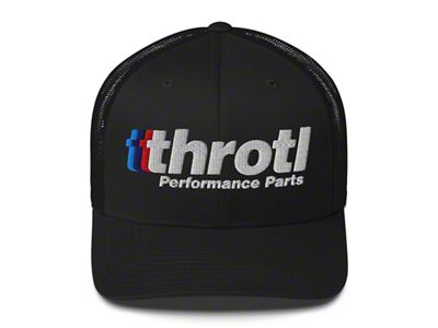 Throtl BMW Performance Trucker Hat; Black
