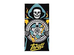 Throtl Death by Wheels Beach Towel