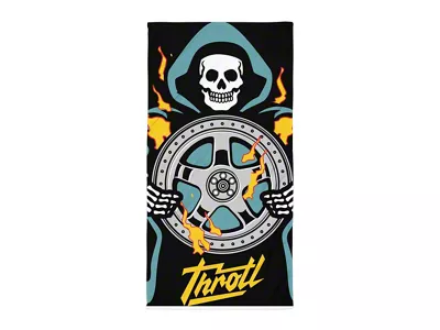 Throtl Death by Wheels Beach Towel