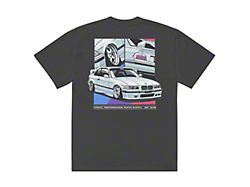 Throtl AW BMW E36 M3 Oversized T-Shirt; Faded Black