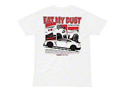 Throtl Eat My Dust GT-R Short Sleeve T-Shirt; White