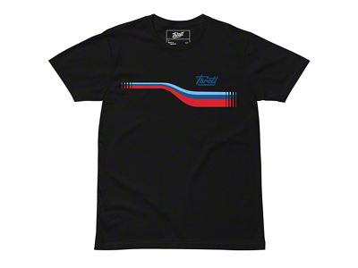 Throtl Euro Short Sleeve T-Shirt; Black