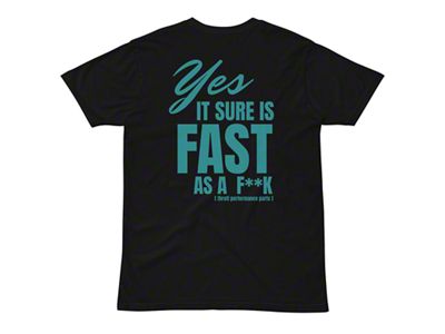 Throtl Fast as F'&K Short Sleeve T-Shirt; Black