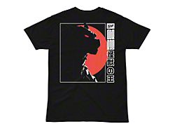 Throtl Godzilla Kanji Short Sleeve T-Shirt; Black
