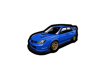 Throtl Hawkeye Sti Slap Sticker