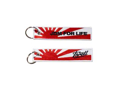 Throtl JDM 4 LIFE Jet Tag Keychain