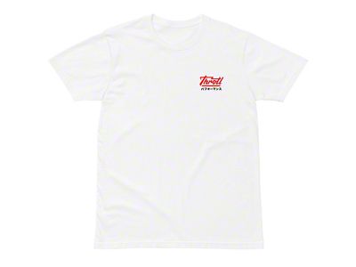 Throtl JDM Parts Supply Short Sleeve T-Shirt; White