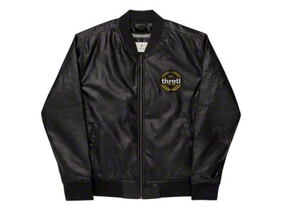 Throtl Leather Bomber Jacket