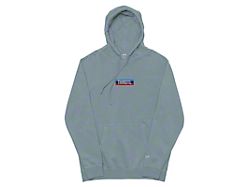 Throtl M Power Dyed Hoodie; Blue Pigment