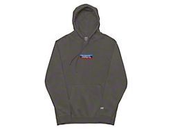 Throtl M Power Dyed Hoodie; Grey Pigment