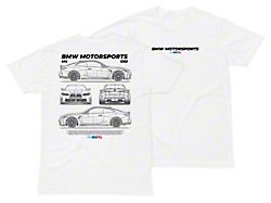 Throtl M4 Blueprint T-Shirt; White