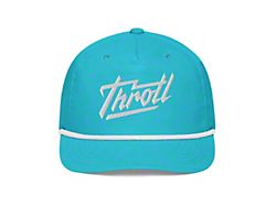 Throtl Retro Golf Hat; Miami Blue