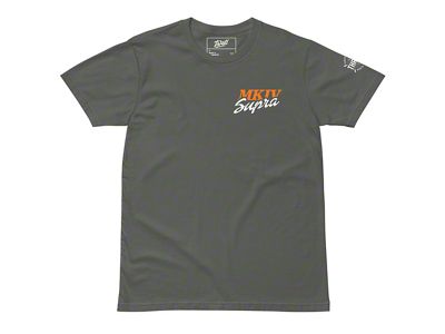 Throtl MKIV Fast Supra Short Sleeve T-Shirt; Charcoal