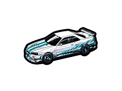Throtl R34 Skyline Drag Racing Slap Sticker