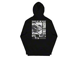 Throtl R35 Street Racer Midweight Hoodie; Black