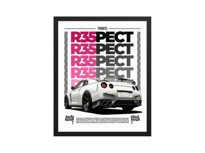 Throtl R35PECT Framed Poster