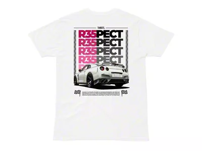 Throtl R35PECT Short Sleeve T-Shirt; White