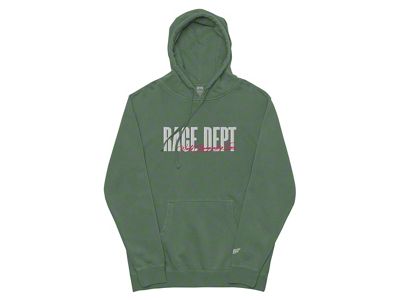 Throtl Race Department World Champion Hoodie; Pigment Alpine Green