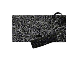 Throtl Razor Script Gaming Mousepad; 36-Inch x 18-Inch