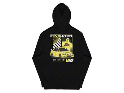 Throtl REVOLUTION 8 Hoodie; Black