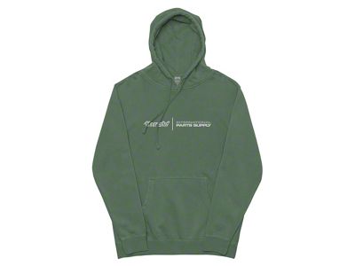 Throtl STI International Parts Supply Hoodie; Pigment Alpine Green