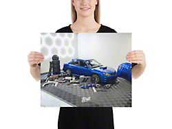 Throtl STI Parts Layout Poster 