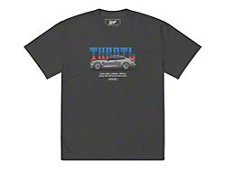 Throtl Street Legacy T-Shirt; Faded Black