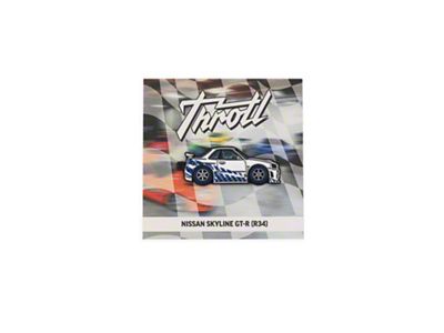 Throtl NISSAN SKYLINE R34 Collectible Pin