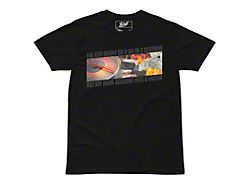 Throtl Zero Bank Account Short Sleeve T-Shirt; Black