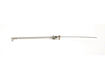 Mr. Gasket Throttle Cable; Stainless Steel; 17 in.; - 5655