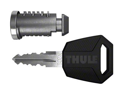 Thule One-Key System 4-Pack Includes 4 Locks/1 Key - Silver - 450400