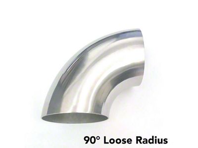 Ticon 1.25in Titanium 90 Degree Elbow - 1.2D Radius - 101-03254-3110