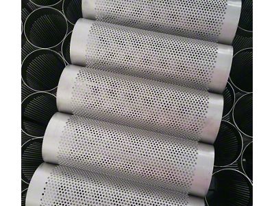 Ticon 11.25in OAL 2.4in Perforated Titanium Punch Tube - 117-06010-0000