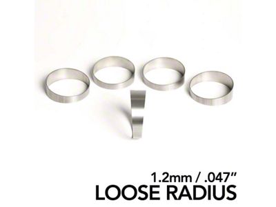 Ticon 2.13in Diameter 2D Loose Radius 1.2mm/.047in Titanium Pie - 109-05401-0004