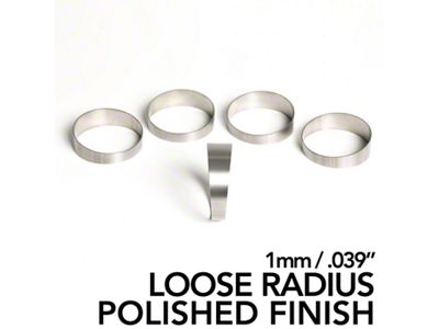 Ticon 2.5in 45 Degree 1.5D CLR 1mm/.039in Wall Polished - 109-06301-2003