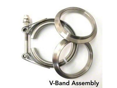 Ticon 2in Titanium V-Band Clamp Assembly 2 Flanges/1 Clamp - 103-05010-0002