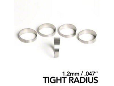 Ticon 3.5in 45 Degree 1D CLR 1mm/.039in Wall Titanium