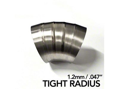 Ticon 3in Dia 1.14D Tight Rad 45Deg Bend 1.2mm/.047in - 141-07620-1314