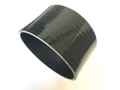 Ticon 4-Ply Black 5.0in Straight Silicone Coupler - 131-12703-0401